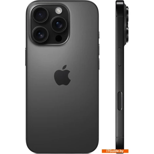 Телефон Apple iPhone 16 Pro Dual SIM 128GB (черный титан) ver2