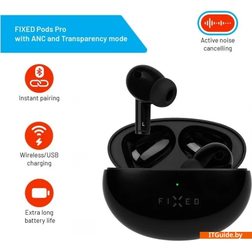Наушники Fixed Pods Pro (черный) ver5