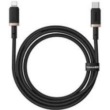 Кабель Baseus Dura Series Fast Charging Cable USB Type-C - Lightning 20W (2 м, черный/золотистый)