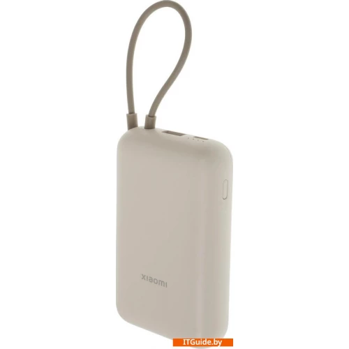 Внешний аккумулятор Xiaomi Power Bank P15ZM 10000mAh (бежевый, международная версия) ver2
