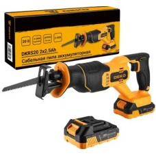 Сабельная пила Deko DKRS20 085-1129 (с 2-мя АКБ)