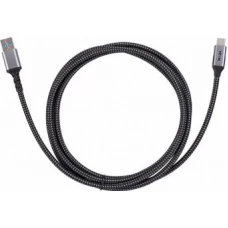Кабель VCOM CU401M-2M USB 2 Type-A - USB 3.2 Gen2 Type-C (2 м, черный)