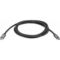 Кабель VCOM CU420M-1M USB 3.2 Gen2 Type-C - USB 3.2 Gen1 Type-C (1 м, черный)