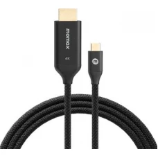 Кабель Momax DT3D HDMI - USB 3.2 Gen1 Type-C (2 м, черный)