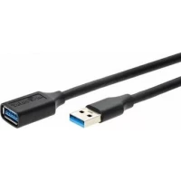 Удлинитель Telecom TUS708-3M USB 3 Type-AM - USB 3 Type-AF (3 м, черный)