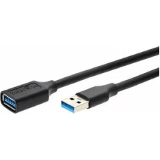 Удлинитель Telecom TUS708-3M USB 3 Type-AM - USB 3 Type-AF (3 м, черный)