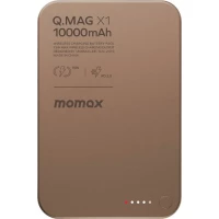Внешний аккумулятор Momax Q.Mag X1 Magnetic IP117A 10000mAh (коричневый)