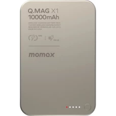 Внешний аккумулятор Momax Q.Mag X1 Magnetic IP117A 10000mAh (титановый)