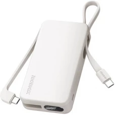 Внешний аккумулятор Momax 1-Power Vital+ Built-In USB-C IP138 10000mAh (белый)