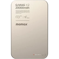 Внешний аккумулятор Momax Q.Mag X2 Magnetic IP133 20000mAh (титановый)