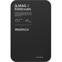 Внешний аккумулятор Momax Q.Mag X Magnetic IP116A 5000mAh (черный)