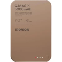 Внешний аккумулятор Momax Q.Mag X Magnetic IP116A 5000mAh (коричневый)