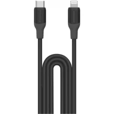 Кабель Momax DL53D 1-Link Flow LC USB Type-C - Lightning (1.2 м, черный)