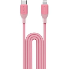 Кабель Momax DL53P 1-Link Flow LC USB Type-C - Lightning (1.2 м, розовый)
