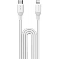 Кабель Momax DL53W1-Link Flow LC USB Type-C - Lightning (1.2 м, белый)