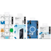 Чехол для телефона Momax Protection Bundle Set для iPhone 16 MXAP24STGS