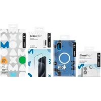 Чехол для телефона Momax Protection Bundle Set для iPhone 16 Plus MXAP24LTGS