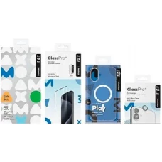 Чехол для телефона Momax Protection Bundle Set для iPhone 16 Plus MXAP24LTGS