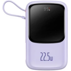 Внешний аккумулятор Baseus Qpow Pro Digital Display Fast Charge 22.5W 20000mAh (сиреневый)