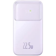 Внешний аккумулятор Baseus Comet Series Dual-Cable Digital Display Fast Charge Power Bank 22.5W 20000mAh (сиреневый)