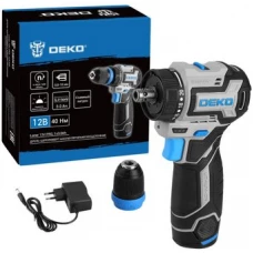 Дрель-шуруповерт Deko Loner 12V PRO 085-1121 (с 1-им АКБ)