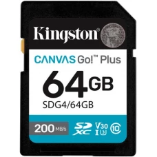 Карта памяти Kingston Canvas Go! Plus SDXC 64GB SDG4/64GB