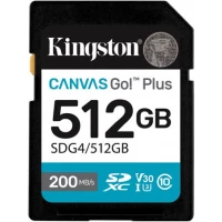 Карта памяти Kingston Canvas Go! Plus SDXC 512GB SDG4/512GB