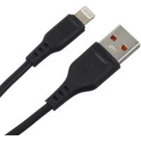Кабель GoPower 00-00018568 USB Type-A - Lightning (1 м, черный)