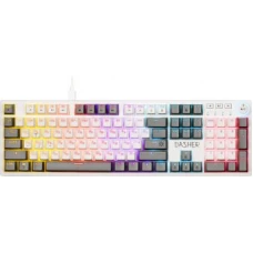 Клавиатура Defender Dasher GK-472 (белый/серый)