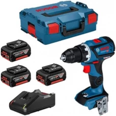 Дрель-шуруповерт Bosch GSR 18V-60C 0615990L8E (с 3-мя АКБ, кейс)