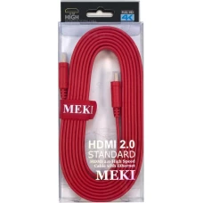 Кабель Meki GH-T-3RD HDMI - HDMI (3 м, красный)