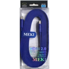 Кабель Meki GH-T-3BE HDMI - HDMI (3 м, синий)