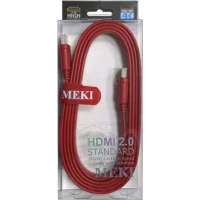 Кабель Meki GH-T-2RD HDMI - HDMI (2 м, красный)