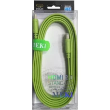 Кабель Meki GH-T-2GR HDMI - HDMI (2 м, зеленый)