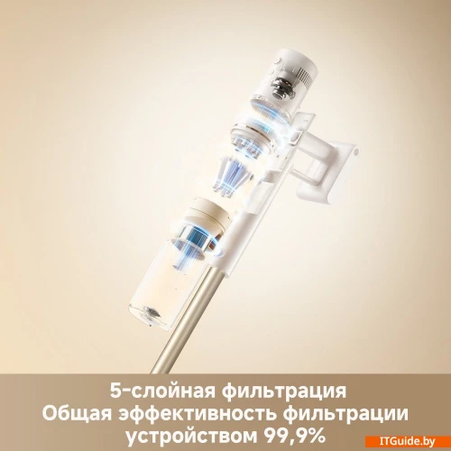 Пылесос Dreame Cordless Vacuum Cleaner R10s Essential VZV29A (евровилка, белый) ver5