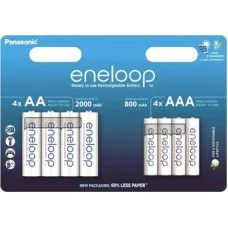 Аккумулятор Panasonic Eneloop AAA+AA BK-3MCDE+BK-4MCDE/8CP (8шт)
