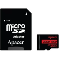 Карта памяти Apacer AP32GMCSH10UB-R 32GB (с адаптером)