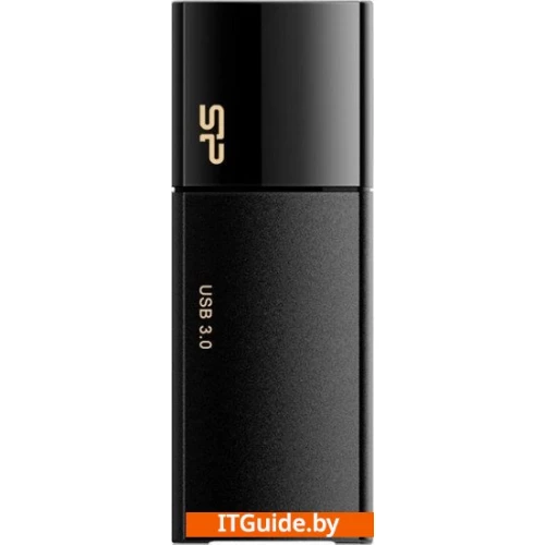 USB Flash Silicon-Power Blaze B05 Black 128GB (SP128GBUF3B05V1K) ver1