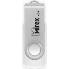 USB Flash Mirex SWIVEL WHITE 4GB (13600-FMUSWT04)