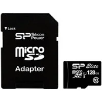Карта памяти Silicon-Power microSDXC Elite UHS-1 (Class 10) 128GB (SP128GBSTXBU1V10SP)