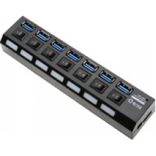 USB-хаб 5bites HB37-303PBK