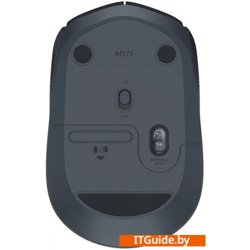 Logitech M171 Wireless Mouse серый/черный [910-004424] ver5
