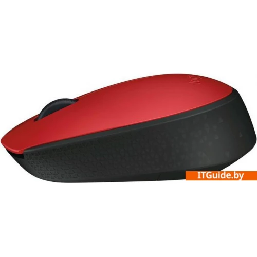 Logitech M171 Wireless Mouse красный/черный [910-004641] ver5